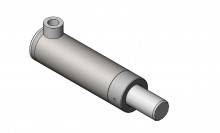 Einfachwirkender Plungerzylinder F08 ohne Befestigung – Fecht Hydraulik