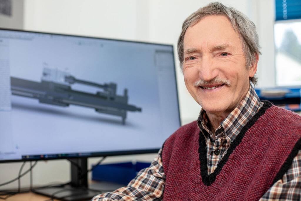 Herr Endres, Konstruktion bei Fecht Hydraulik