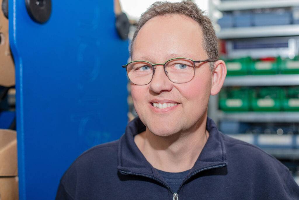 Herr Orsinger, Produktionsleiter CNC bei Fecht Hydraulik