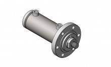 Doppelwirkender Kopfflanschzylinder F20 A mit Stangengewinde – Fecht Hydraulik