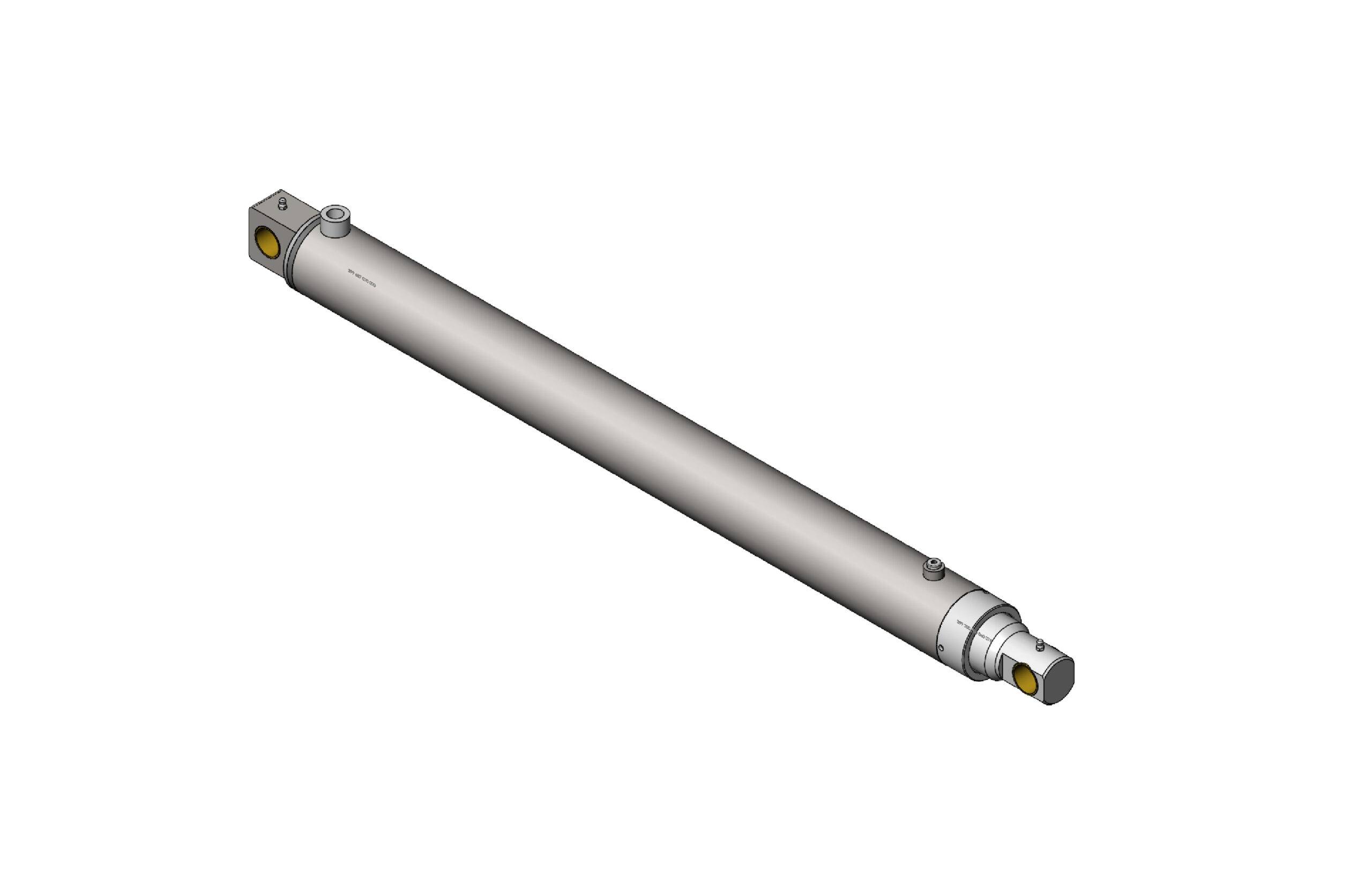 Einfachwirkender Plungerzylinder HZP 4178 00 passend für Fendt-Frontlader – Fecht Hydraulik