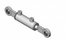 Hydraulischer Oberlenker F10 mit beidseitigen Kugelaugen – Fecht Hydraulik