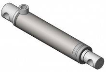 Plungerzylinder F09 A mit Querbohrung – Fecht Hydraulik