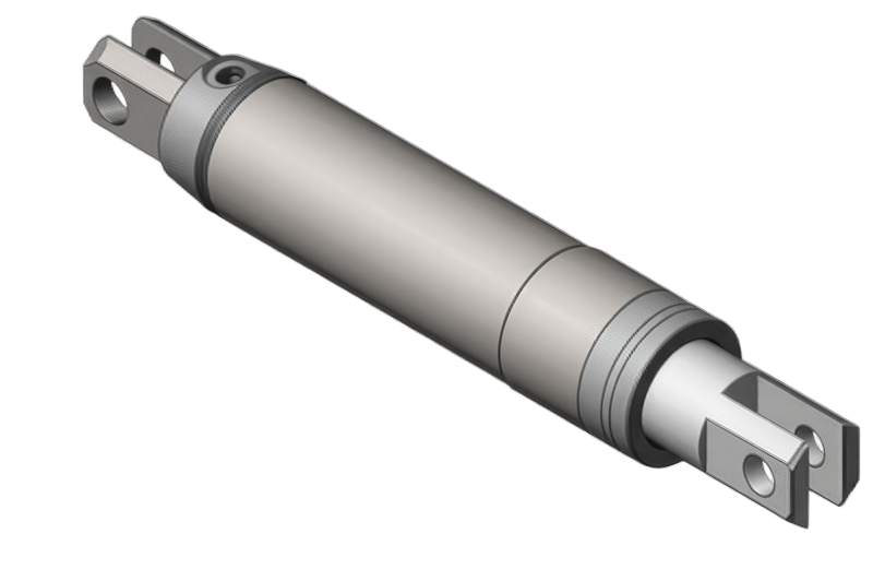 Sonderzylinder mit Gabelköpfen – Fecht Hydraulik